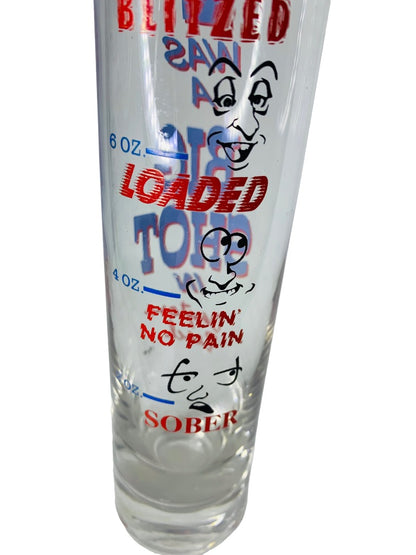 Large Shooter Shot Glass 8 oz Novelty "I was a Big Shot in Daytona Beach"