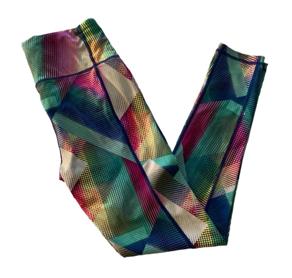 Medium VSX Sport Victoria's Secret Knockout Print Leggings Multicolor Ankle Length