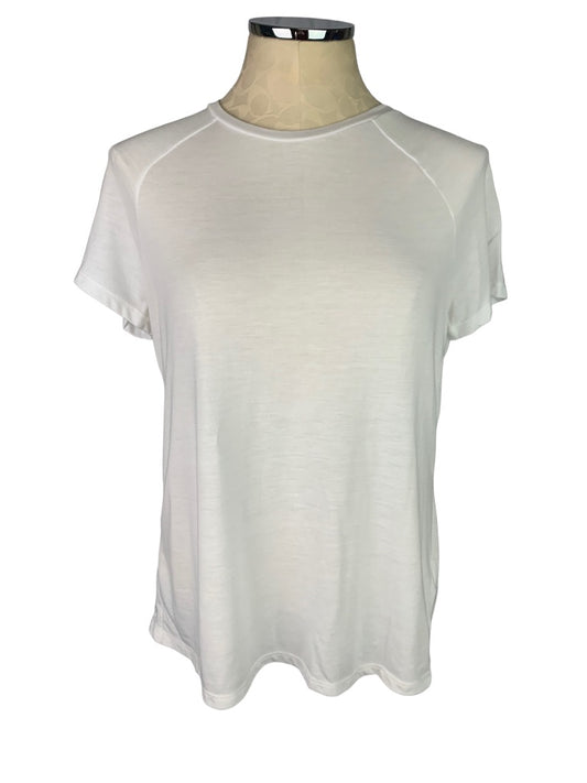 Medium J.Crew Factory Women's White Petal Back Tshirt AW610