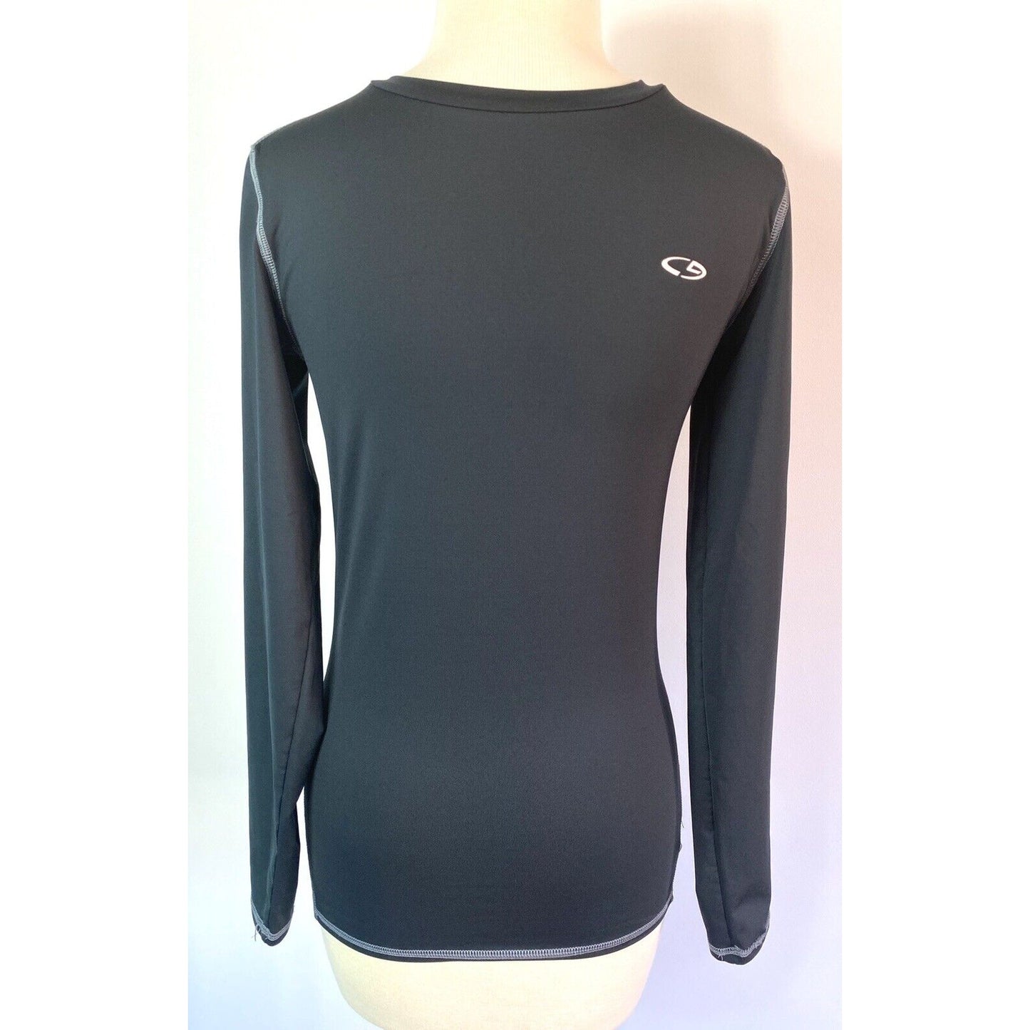 XL Champion Power Core Long Sleeve Black Athletic Shirt