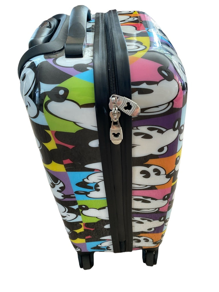 Disney Mickey Mouse Hard Case Rolling 360 Luggage Pop Art 19"