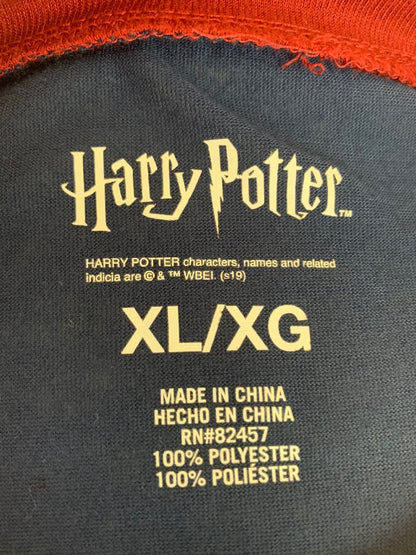 XL Harry Potter Men's Pajama Top Long Sleeve "Mischief Managed"