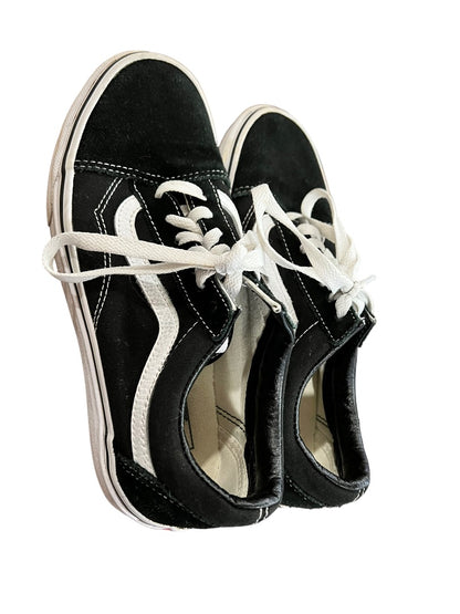 7.5 Women Vans Old Skool Skate Shoes Sneakers Black Suede Men 6