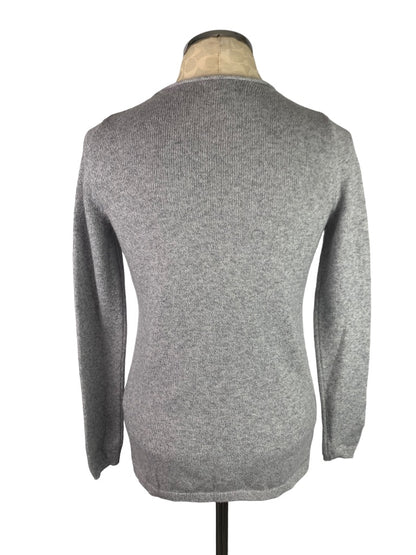 Small Old Navy Women's Gray Pullover Sweater V-Neck Cotton Blend