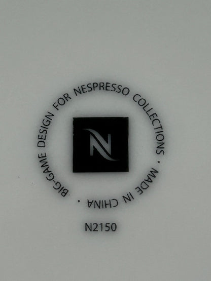 Nespresso Justin Teodoro Hearts Model 6" Saucer LTD N2150 Big Game Design