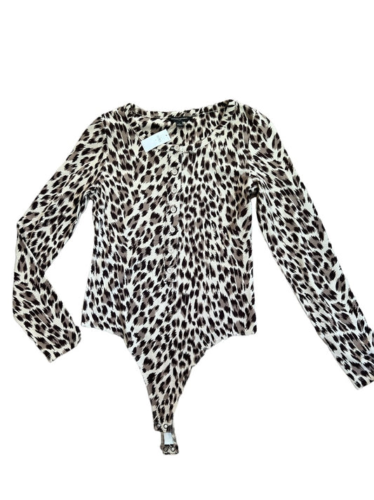 Small Banana Republic Animal Print Bodysuit NWT