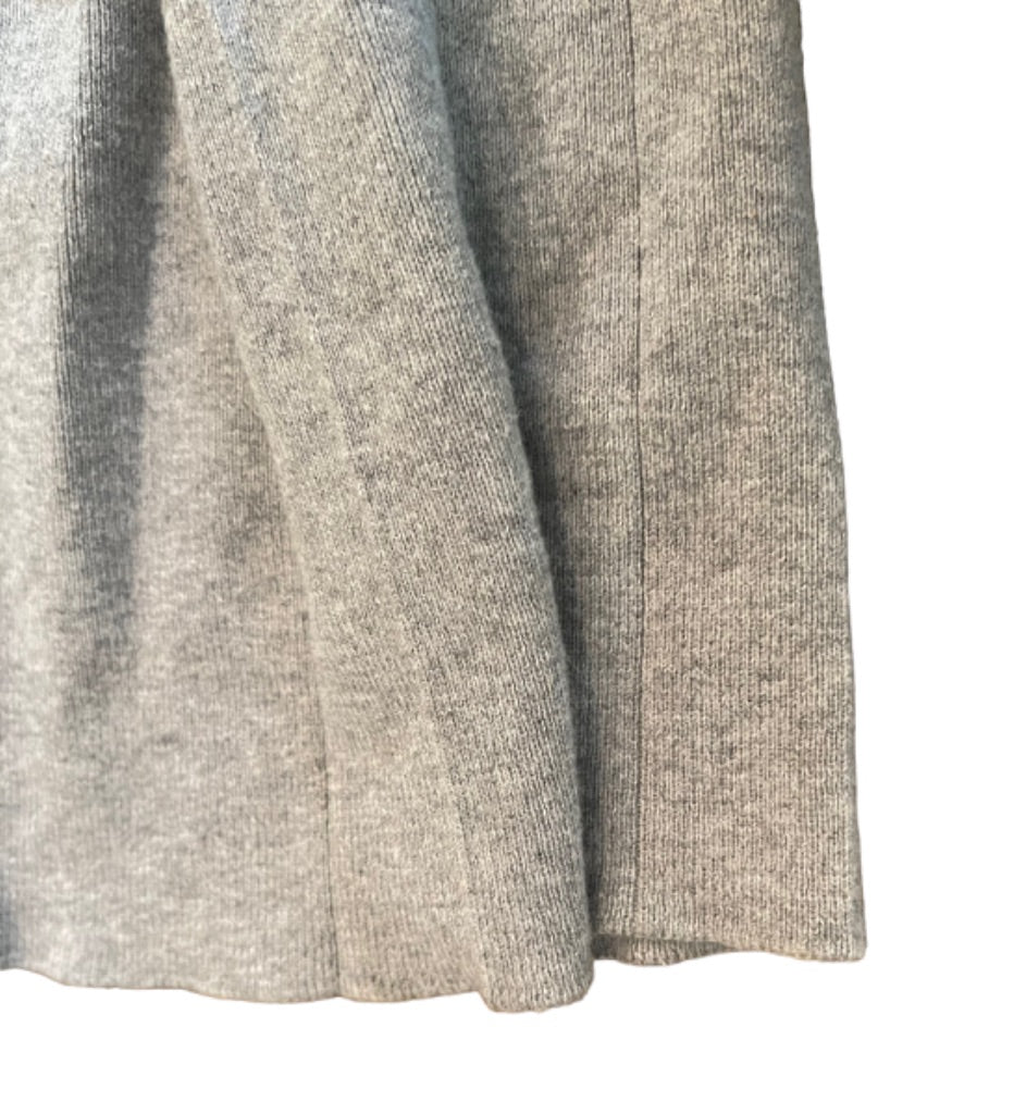 14 J.Crew Crewcuts Girls Pleated Gray Pull On Sweater Skirt Style 28967