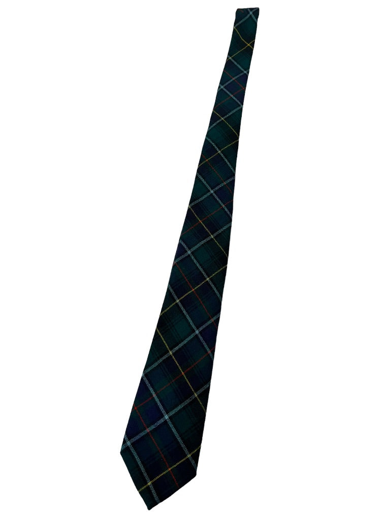 Macinnes Plaid Scotland Wool Tie Scotland House Ltd 100% New Wool 54" Long