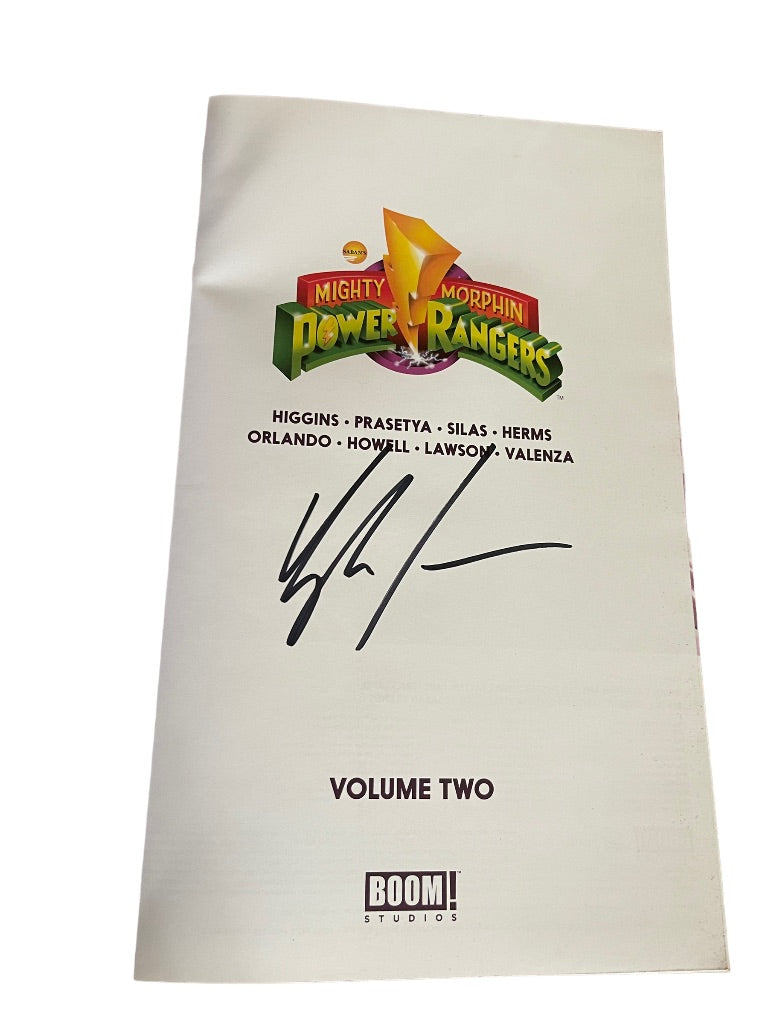 Signed Mighty Morphin Power Rangers Vol.2 by Kyle Higgins Paperback Signed