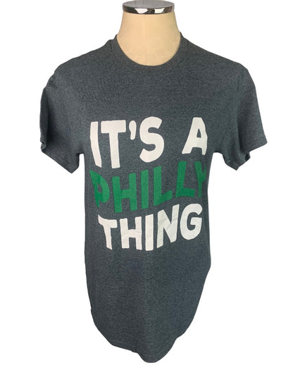 Small Gildan Gray "It's a Philly Thing" Adult Unisex Short Sleeve Tshirt