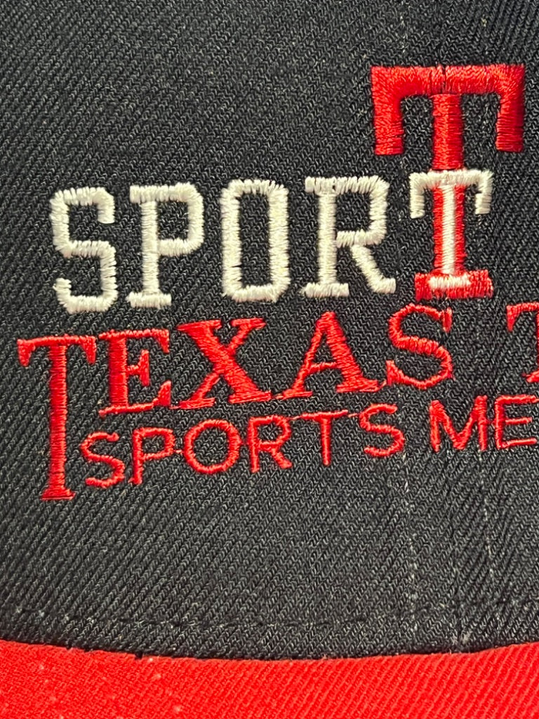 Vintage Texas Tech Sports Medicine New Era SnapBack Hat Cap USA