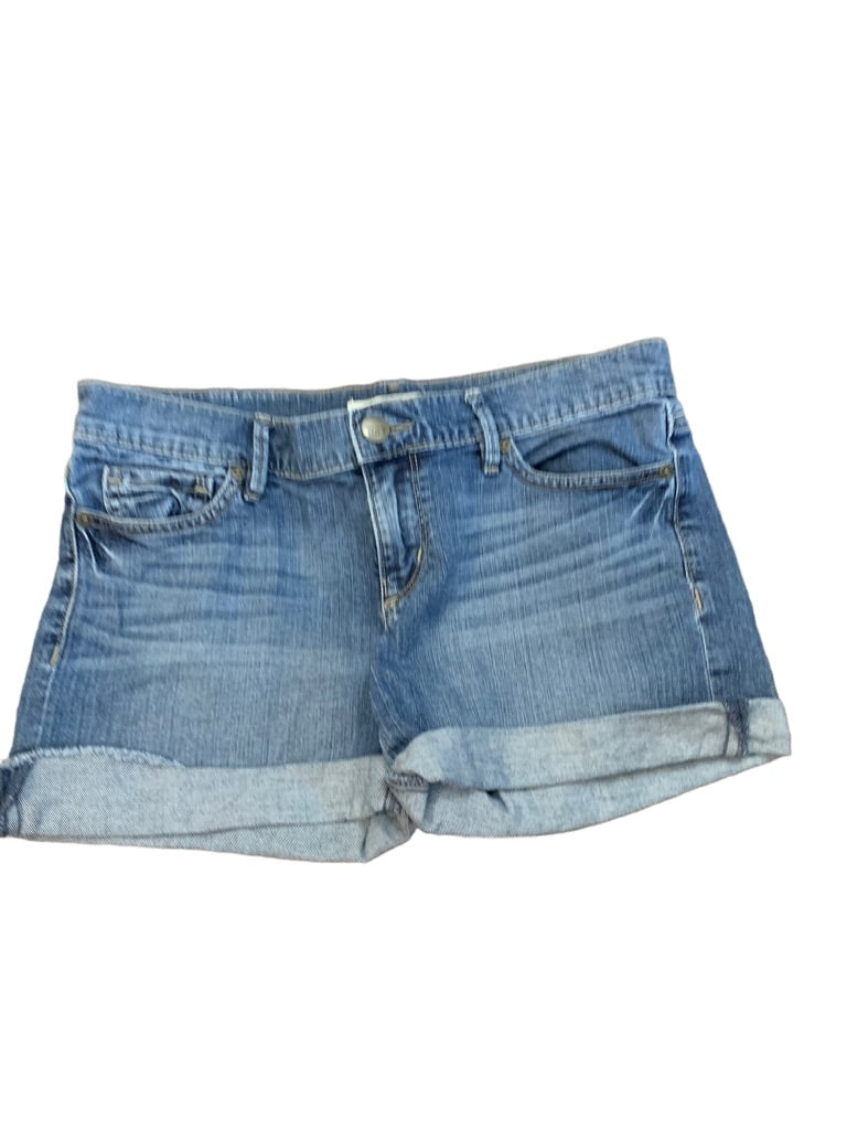 2 Ann Taylor Loft Women's Cuffed Jean Shorts Medium Wash Denim