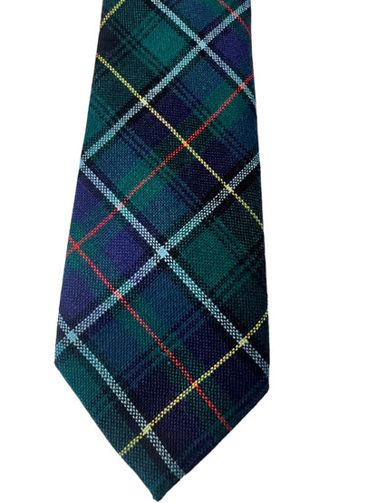 Macinnes Plaid Scotland Wool Tie Scotland House Ltd 100% New Wool 54" Long