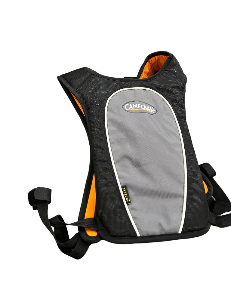 Camelback Snobowl Hydration Backpack No Bladder Orange Gray Black EUC