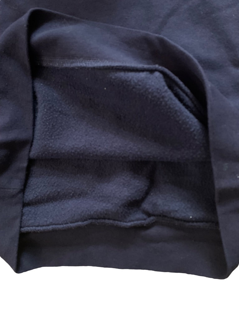 Medium Champion Navy Blue Adult "Georgetown" Pullover Hoodie Sweatshirt