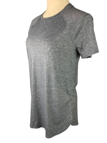 Small Tek Gear Women's Short Sleeve Gray Workout Tshirt