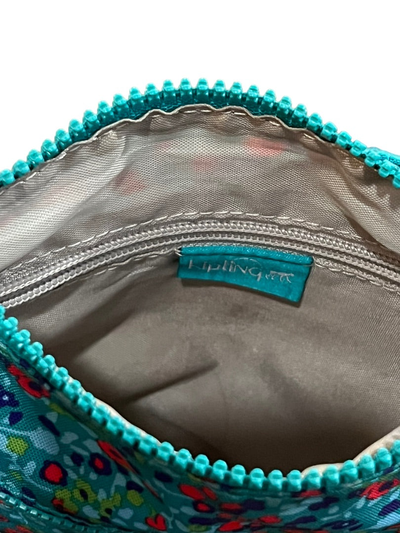 Kipling Keiko Crossbody Bag Field Floral Travel With Charm 3 Zip