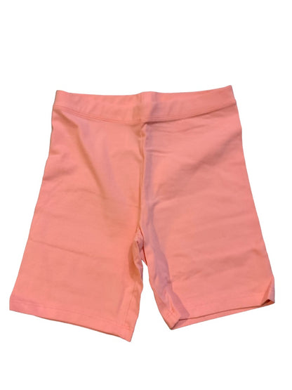 XL Amazon Essentials Girls Cart-Wheel Shorts Fitted Biker Peach Color