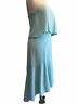 4 Halston Heritage Women's Strapless Hi-lo Flounce Dress Green Sea foam NWT