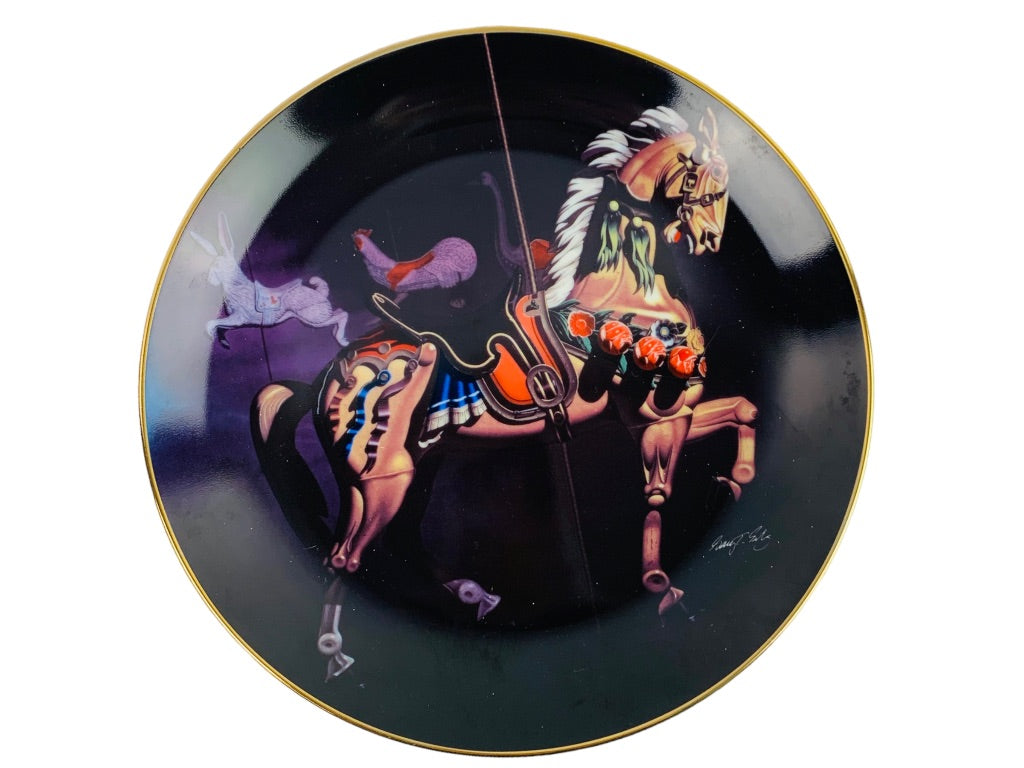 Agnes Catherine Treasures Carousel Limited Edition 8.5" Decorative Plate