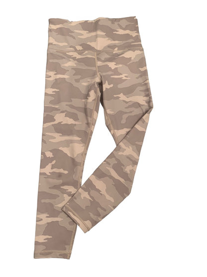 XSP Athleta Petite Gray Camo Elation 7/8 Tight Leggings Women's Workout