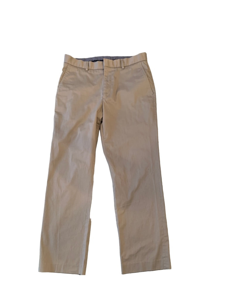 34 x 32 Gap Straight Fit Men's Tan Dress Pant Cotton Blend