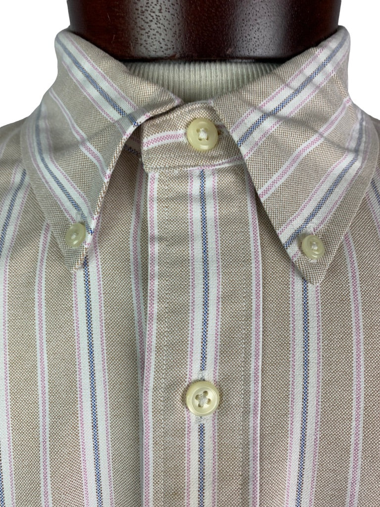 17.5 36/37 Ralph Lauren Classic Fit Men's Button Down Dress Shirt