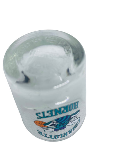 Charlotte Hornets Souvenir Shot Glass Clear 1.5 oz Barware