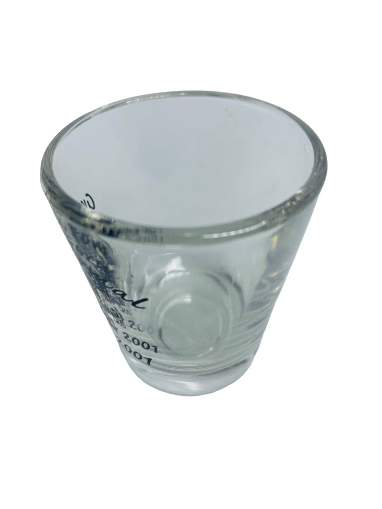 Greek Formal Mardi Gras Winter 2001 Souvenir Shot Glass Barware