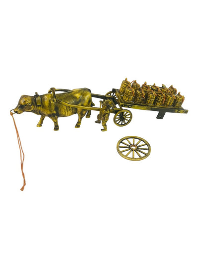 Vintage 1950s Celluloid Display Ox and Cart Missing Pieces Japan Figurine