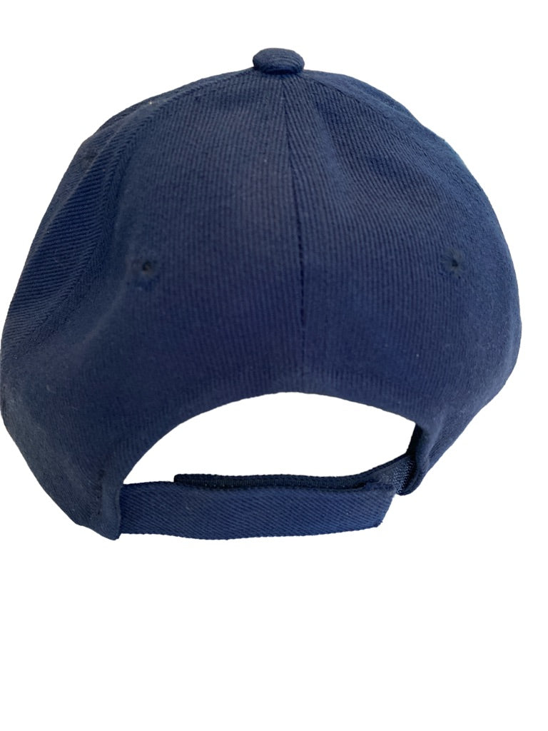 NYPD Blue with Orange Embroidery Adjustable Twill Ball Cap Hat