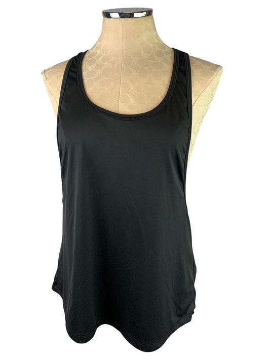 Large Soffe Women's Black Activewear Racerback Tank Top
