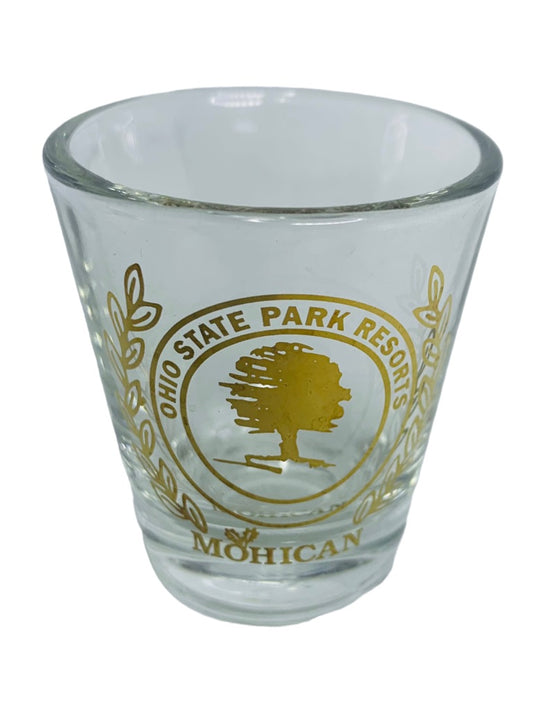 Ohio State Park Resorts Souvenir Shot Glass Libbey 1.5 oz