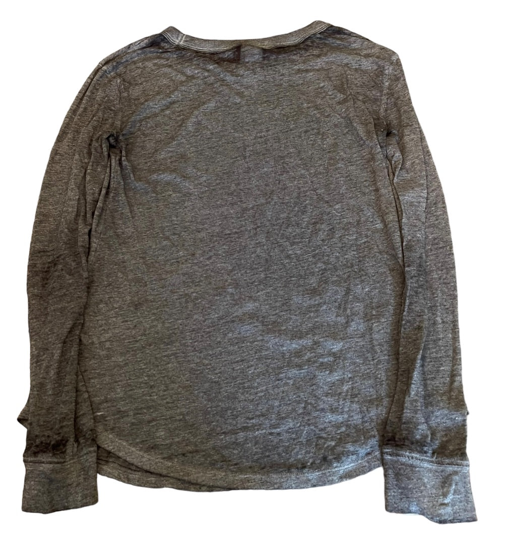 XS Pink Victoria's Secret Long Sleeve Womens Top Tshirt Lightweight Gray