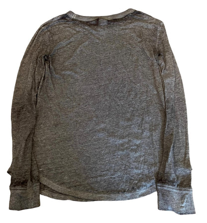 XS Pink Victoria's Secret Long Sleeve Womens Top Tshirt Lightweight Gray