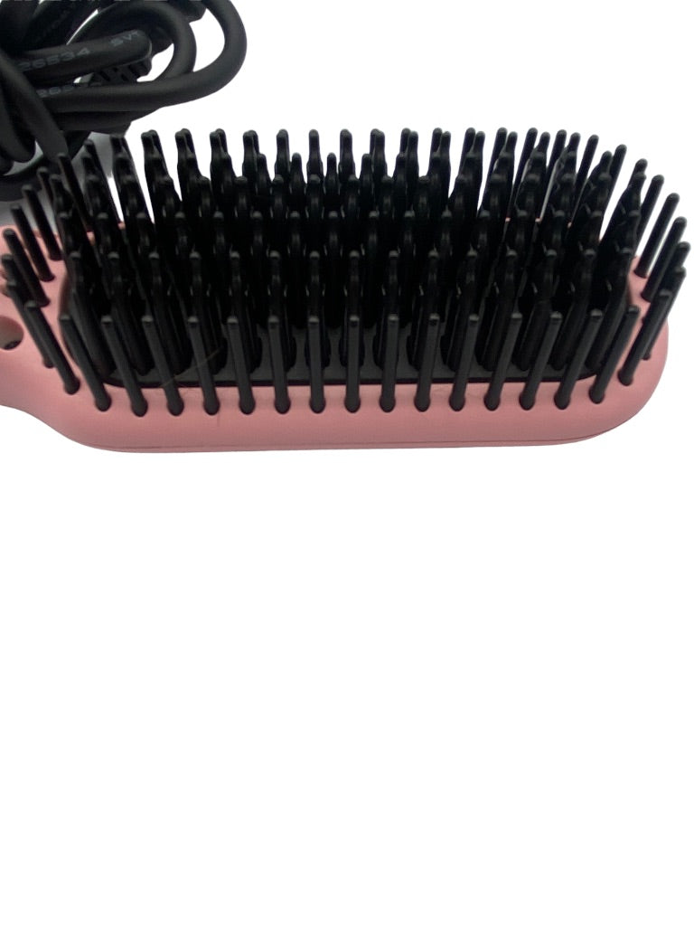 Hair Straightener Brush Electric Pink Temperature Control