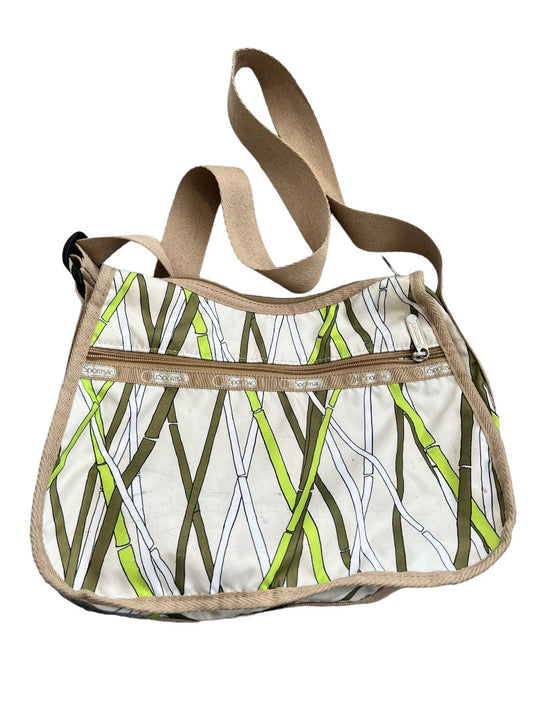 LeSport Sac Bamboo Pattern Crossbody Shoulderbag Adjustable