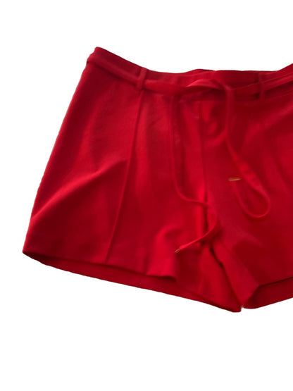 10 NYCC Women's Red Pull On Shorts Stretch 5" Inseam