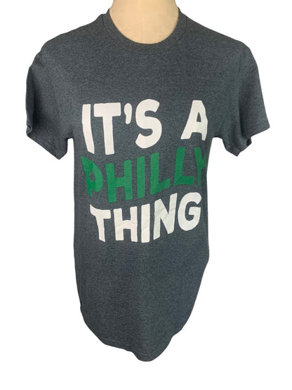 Small Gildan Gray "It's a Philly Thing" Adult Unisex Short Sleeve Tshirt