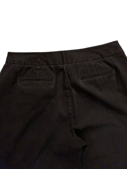 10 Chico's Women's Black Crop Cuffed Dress Pants Stretch 22" Inseam