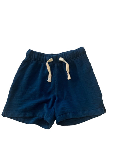 XS J.Crew Women's Blue Relaxed Terry Shorts Elastic Drawstring BE271