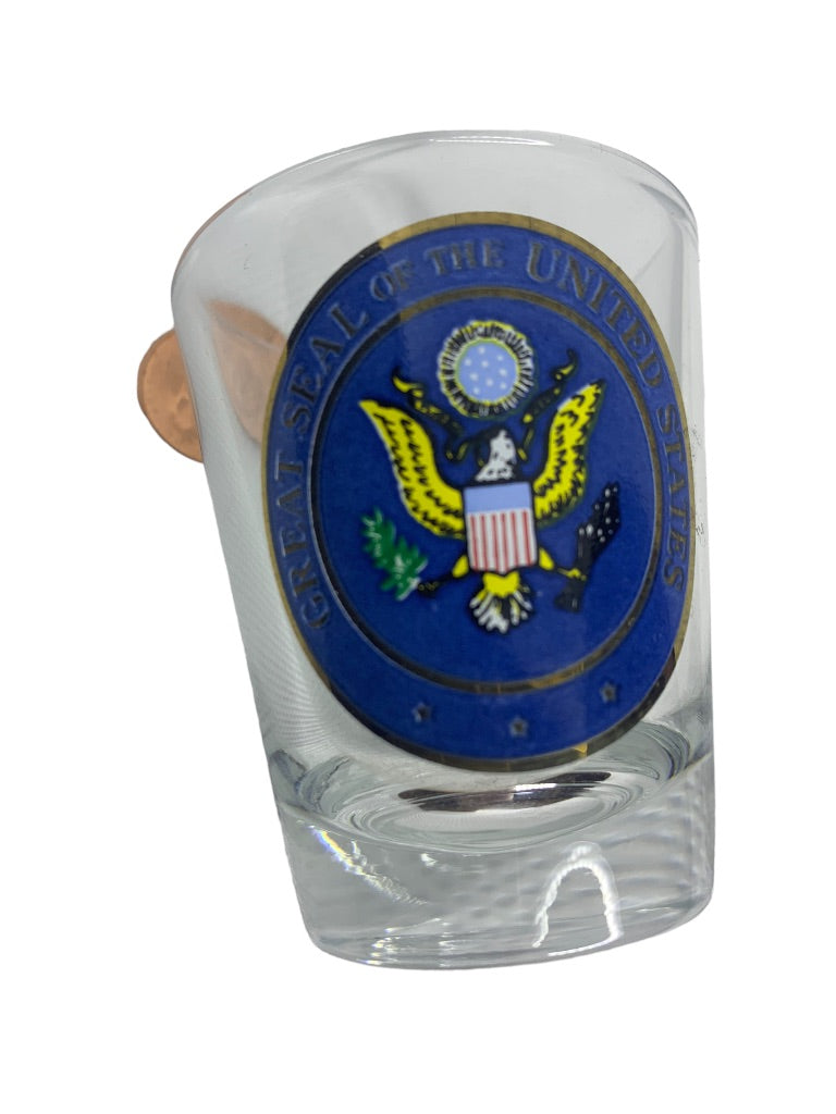 Great Seal of the United States Souvenir Shot Glass 1.5 oz