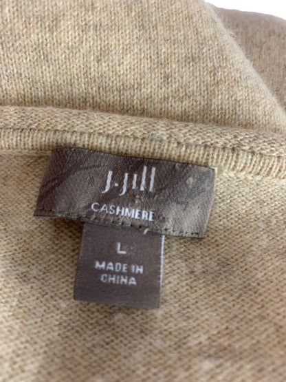 Large J.Jill Women's Cashmere Casual Oatmeal Pullover Sweater