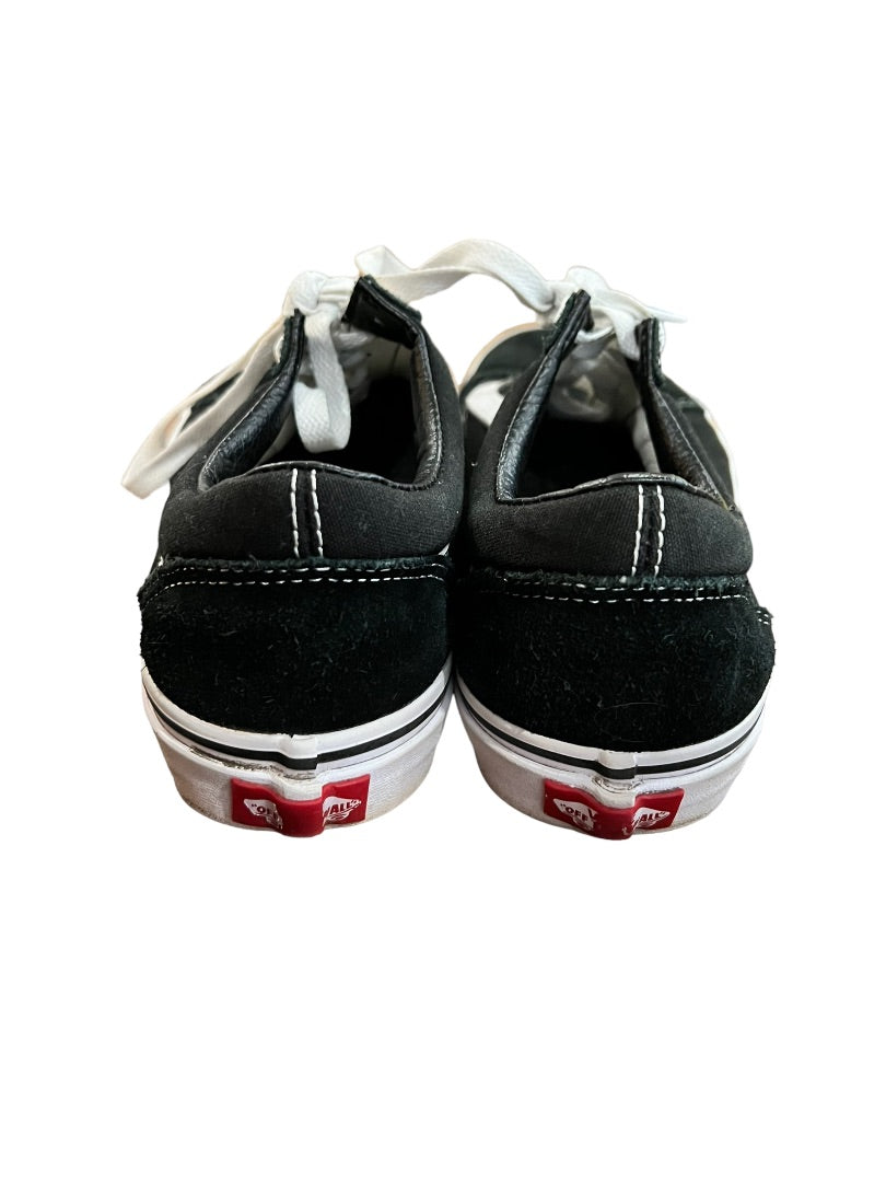 7.5 Women Vans Old Skool Skate Shoes Sneakers Black Suede Men 6