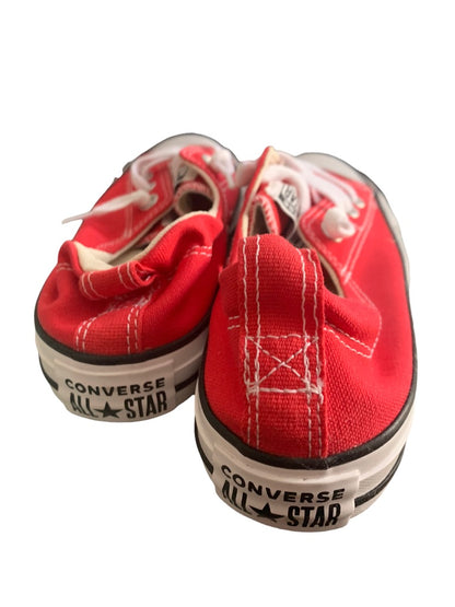 6M Converse All Star Women's Red Shoreline Pull On Sneaker Style 53708F