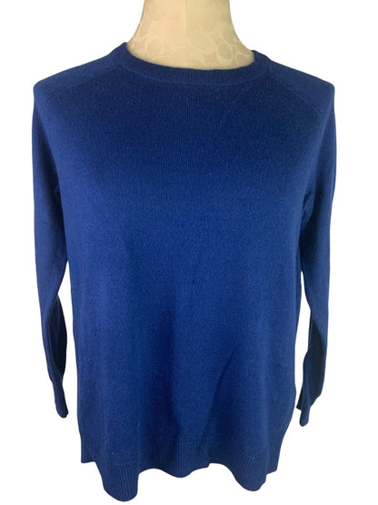 XS Apt.9 Women's Blue Pullover Sweater High Low Hem Soft