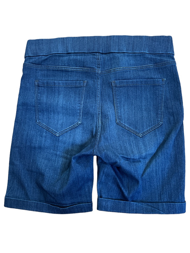 4/27 Liverpool Jean Shorts Denim The Walking Short Pull On Stretch