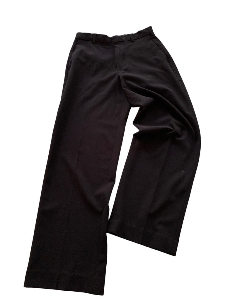 12 Calvin Klein Boys Youth Black Dress Pants 25.5" Inseam Stretch Blend