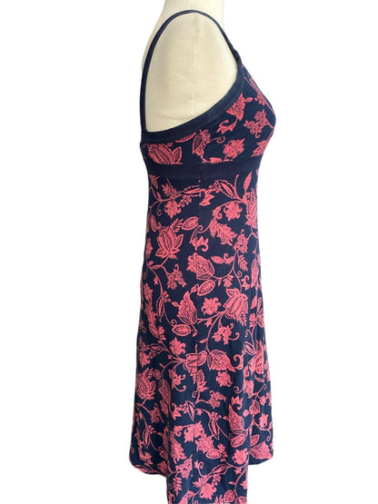 XS Patagonia Sleeveless Pink And Blue Floral Dress