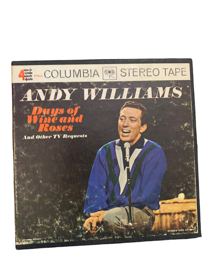 Andy Williams Days of Wine and Roses 4 Track 7 1/2 IPS Stereo Reel To Reel Tape